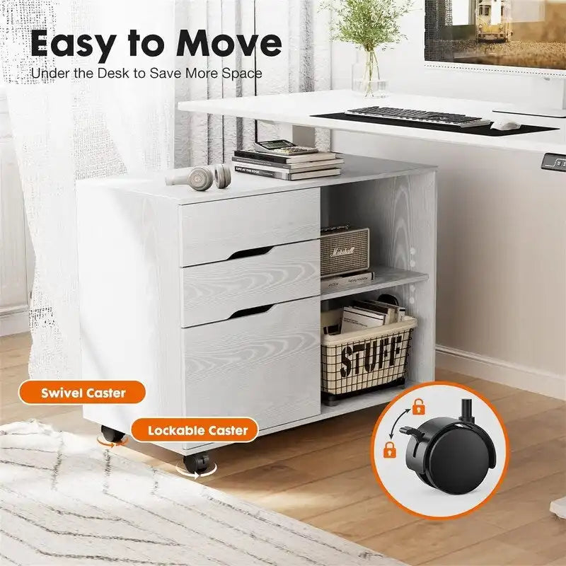 File Cabinet 3 Drawer - 31.3D x 15.7W x 24.4H
