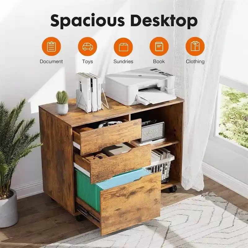 File Cabinet 3 Drawer - 31.3D x 15.7W x 24.4H