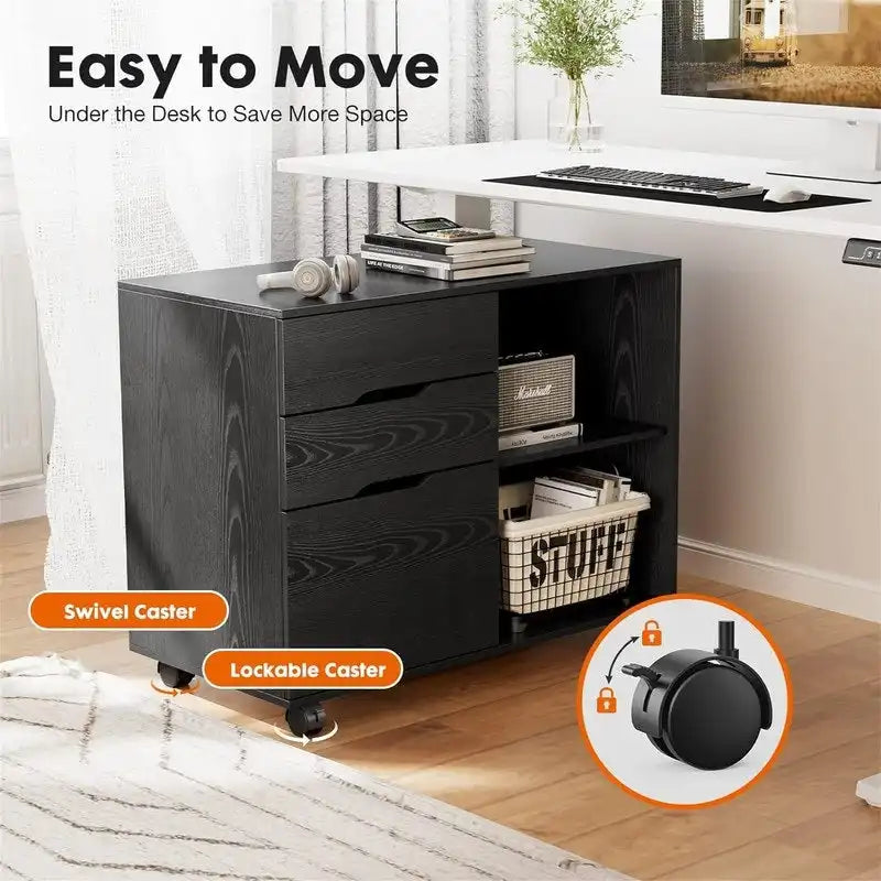 File Cabinet 3 Drawer - 31.3D x 15.7W x 24.4H
