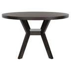 Round Solid Wood Dining Table