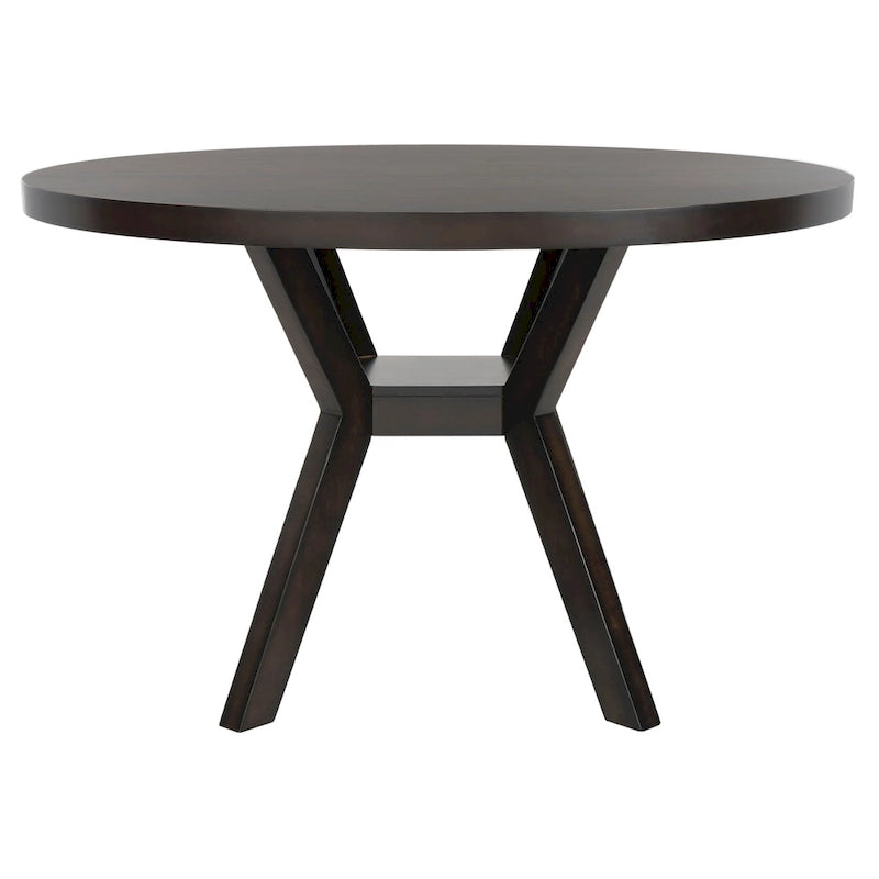 Round Solid Wood Dining Table