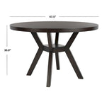 Round Solid Wood Dining Table