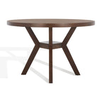 Round Solid Wood Dining Table